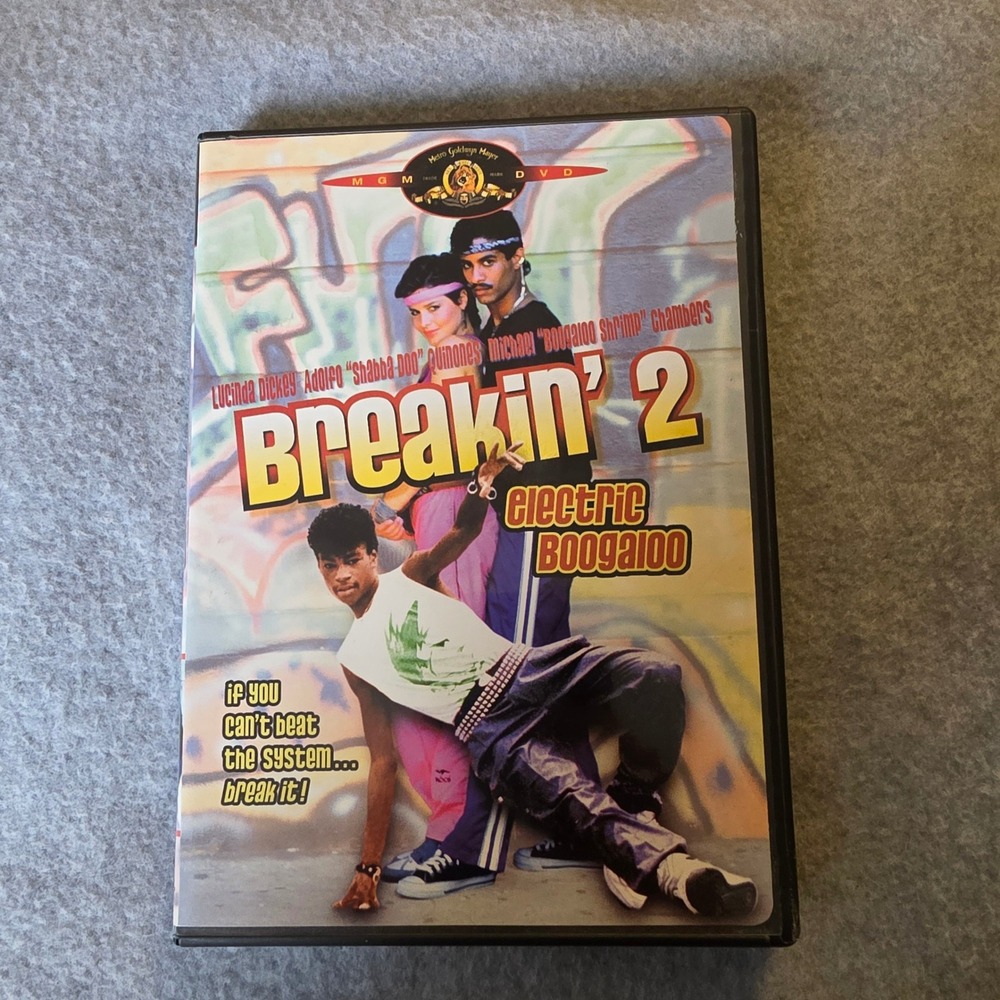 Breakin' 2 Electric Boogaloo DVD 1984 80s Dance Movie MGM 1004379 Lucinda Dickey